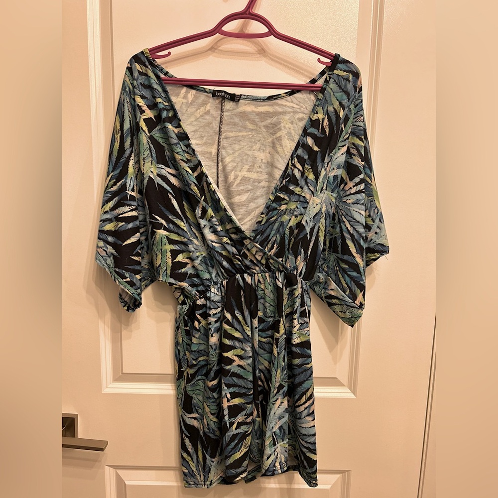 Tropical Boohoo Romper Size 10
